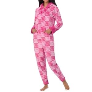 Women's Hello Kitty One-Piece Pajama Size M NWT